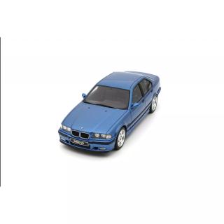 BMW E36 M3 BLUE 1995 OttO mobile 1:18 Resinemodell (Türen, Motorhaube... nicht zu öffnen!)